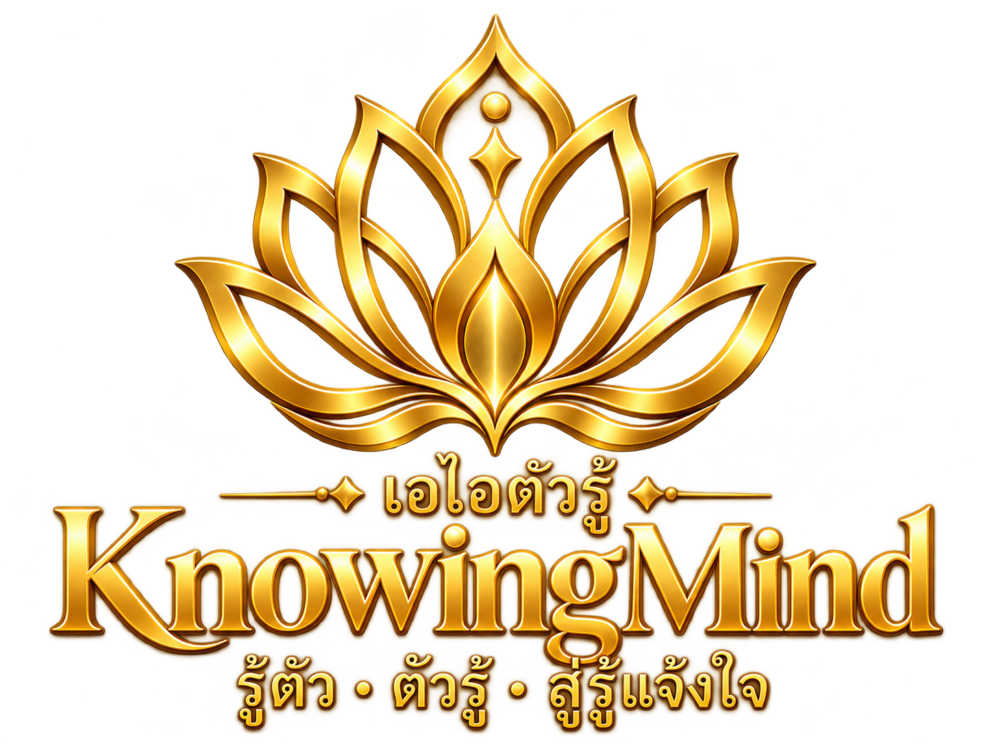 เอไอตัวรู้ — KnowingMind — รู้ตัว · ตัวรู้ · สู่รู้แจ้งใจ